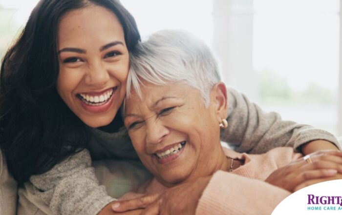 A happy, stress-free caregiver thriving in her career.