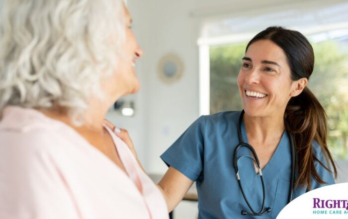 Professional Caregivers Working with Home Health Care Providers
