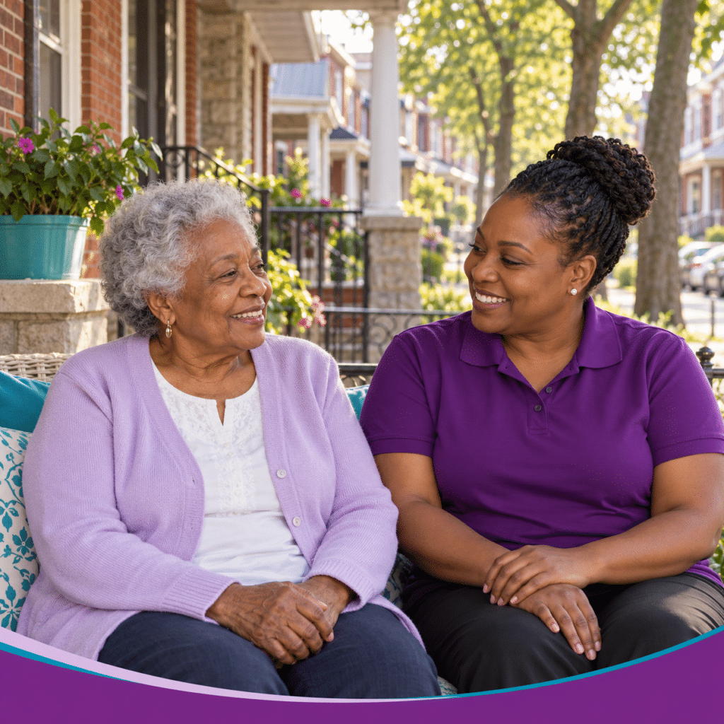Compassionate care on a West Philly porch